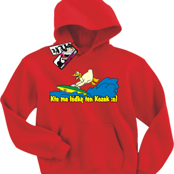 Kto ma łódkę ten kozak - zabawna bluza dziecięca, kod: SZDZ00073S