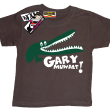 Krokodyl Gary muwałt koszulka do szkoły - brązowy