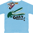 Krokodyl Gary muwałt koszulka do szkoły - błękitny