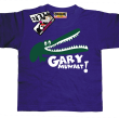 Krokodyl Gary muwałt koszulka do szkoły - fioletowy