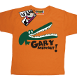 Krokodyl Gary muwałt koszulka do szkoły - pomarańczowy