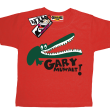 Krokodyl Gary muwałt koszulka do szkoły - czerwony