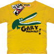 Krokodyl Gary muwałt koszulka do szkoły - żółty