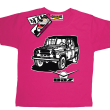 Uaz wyjątkowa koszulka dziecięca - różowa