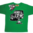 Uaz wyjątkowa koszulka dziecięca - zielona