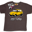 Maluch Fiat 126p super tshirt dziecięcy - brązowy