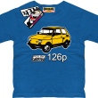 Maluch Fiat 126p super tshirt dziecięcy - niebieski