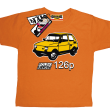 Maluch Fiat 126p super tshirt dziecięcy - pomarańczowy