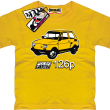 Maluch Fiat 126p super tshirt dziecięcy - żółty