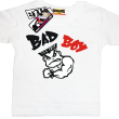 Bad boy mały mięśniak koszulka z nadrukiem - white