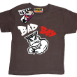 Bad boy mały mięśniak koszulka z nadrukiem - brown