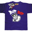 Bad boy mały mięśniak koszulka z nadrukiem - purple