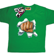 Pięść rozdzierająca koszulkę oryginalny tshirt dziecięcy - zielony