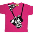 aparat tshirt dziecięcy - pink