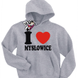 I love Mysłowice - bluza dziecięca - melanżowy