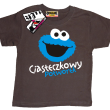 Ciasteczkowy potworek  tshirt z nadrukiem - brązowa