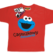 Ciasteczkowy potworek  tshirt z nadrukiem - czerwona