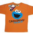 Ciasteczkowy potworek  tshirt z nadrukiem - pomarańczowa