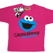 Ciasteczkowy potworek  tshirt z nadrukiem - różowa