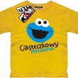 Ciasteczkowy potworek  tshirt z nadrukiem - żółta