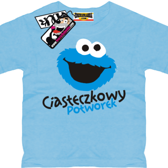 Ciasteczkowy potworek - tshirt z nadrukiem, kod: SZDZ00007K