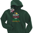Keep Calm and Eat a Chocolate - bluza dziecięca - butelkowy