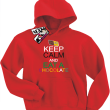 Keep Calm and Eat a Chocolate - bluza dziecięca - czerwony