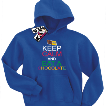 Keep Calm and Eat a Chocolate - bluza dziecięca