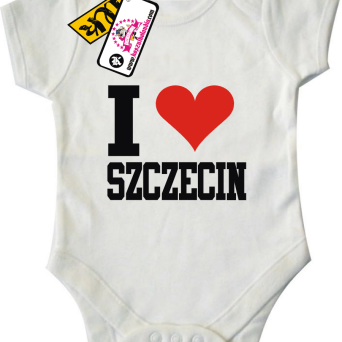 I love Szczecin - niepowtarzalne body dziecięce, kod: SZDZ00115B