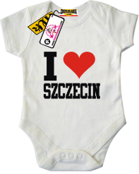 I love Szczecin - niepowtarzalne body dziecięce, kod: SZDZ00115B