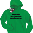Malutki, ale bardzo głośniutki świetna bluza dziecięca - zielony