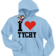 I love Tychy bluza dla małego tyszanina - błękitny