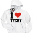 I love Tychy bluza dla małego tyszanina - biały
