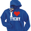 I love Tychy bluza dla małego tyszanina - niebieski