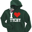 I love Tychy bluza dla małego tyszanina - butelkowy
