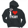 I love Tychy bluza dla małego tyszanina - czarny