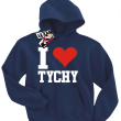 I love Tychy bluza dla małego tyszanina - granatowy