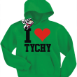 I love Tychy bluza dla małego tyszanina - zielony