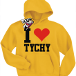 I love Tychy bluza dla małego tyszanina - żółty