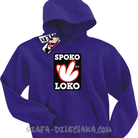 Spoko loko super bluza dziecięca - fioletowa