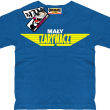 Mały zarywacz tshirt dla syna - royal blue