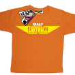 Mały zarywacz tshirt dla syna - orange