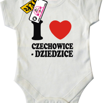 I love Czechowice-Dziedzice - body dziecięce, kod: SZDZ00217B