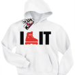 I like it świetna dziecięca bluza z nadrukiem - white