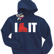 I like it świetna dziecięca bluza z nadrukiem - navy blue