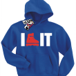 I like it świetna dziecięca bluza z nadrukiem - blue