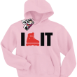 I like it świetna dziecięca bluza z nadrukiem - pink