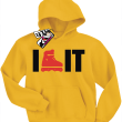 I like it świetna dziecięca bluza z nadrukiem - yellow