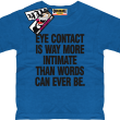 Eye contact - super koszulka dziecięca - niebieski