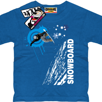 Snowboard mountain kids - koszulka dziecięca, kod: SZDZ00175K